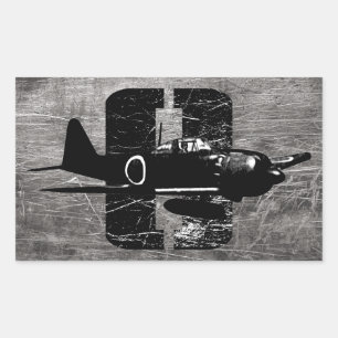Sticker Rectangulaire A6M zéro