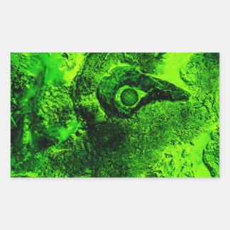 Sticker Rectangulaire à la recherche de vert