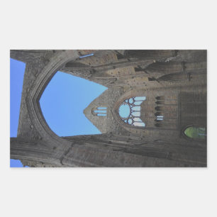Sticker Rectangulaire Abbaye de Tintern, Monastère cistercien, Pays de G