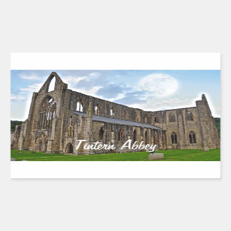 Sticker Rectangulaire Abbaye de Tintern, Monastère cistercien, Pays de G
