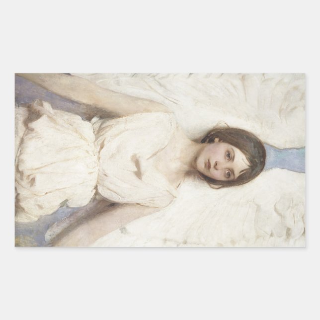 Sticker Rectangulaire Abbott Handerson Thayer - Ange (Devant)