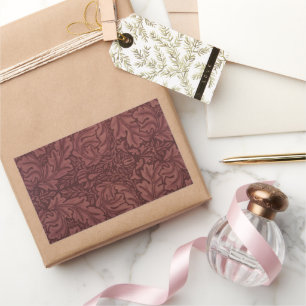 Sticker Rectangulaire Acanthus de William Morris, textile floral vintage