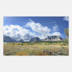 Sticker Rectangulaire Accès au lac Sherburne - Parc national des Glacier