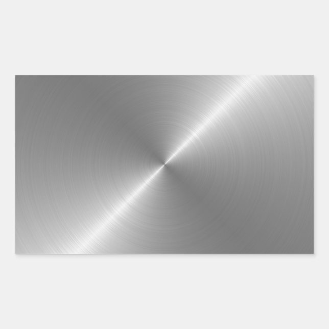 Sticker Rectangulaire Acier (Devant)