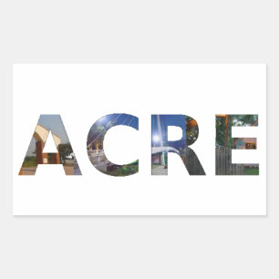 Sticker Rectangulaire Adesivo Acre