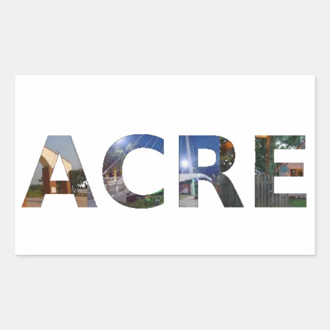 Sticker Rectangulaire Adesivo Acre (Devant)