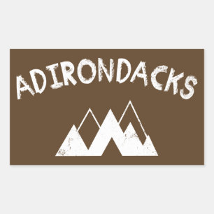 Sticker Rectangulaire Adirondacks