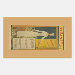 Sticker Rectangulaire Affiche de la Première Guerre mondiale 1917 Être u