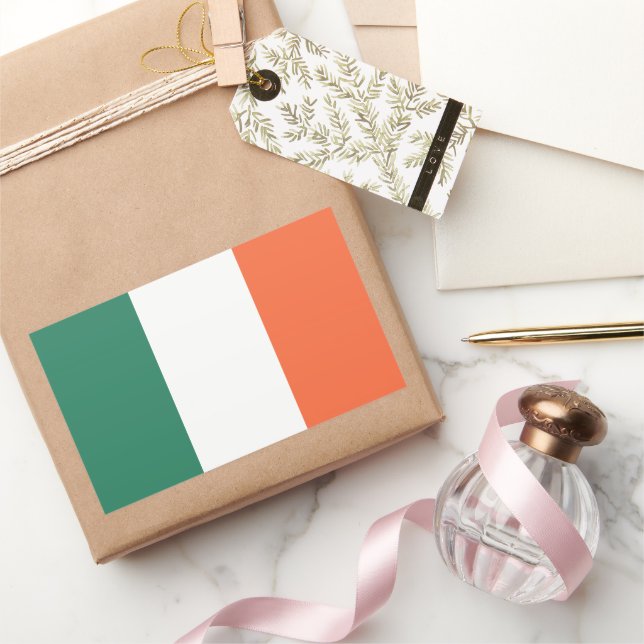 Sticker Rectangulaire Afficher vos couleurs - Irlande (Cadeaux)