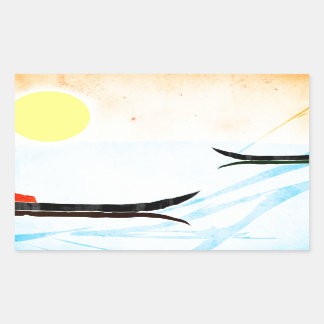 Sticker Rectangulaire Afrique rétro cadeaux de style vintage 25