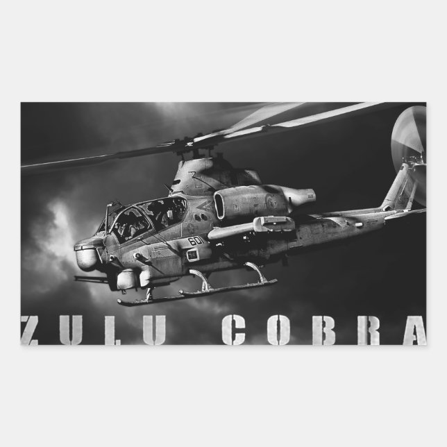 STICKER RECTANGULAIRE AH-1Z (Devant)