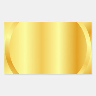 Sticker Rectangulaire Ajouter un monogramme de texte élégant de style mé