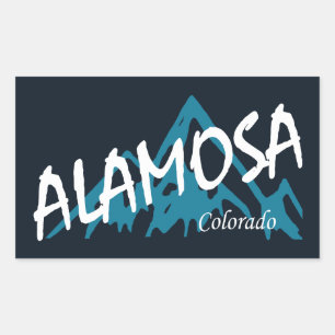 Sticker Rectangulaire Alamosa Colorado