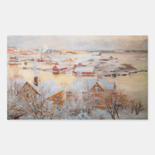 Sticker Rectangulaire Albert Edelfeel - Jour de décembre