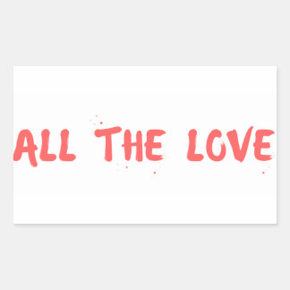 Sticker Rectangulaire "All Love" - Harry Styles