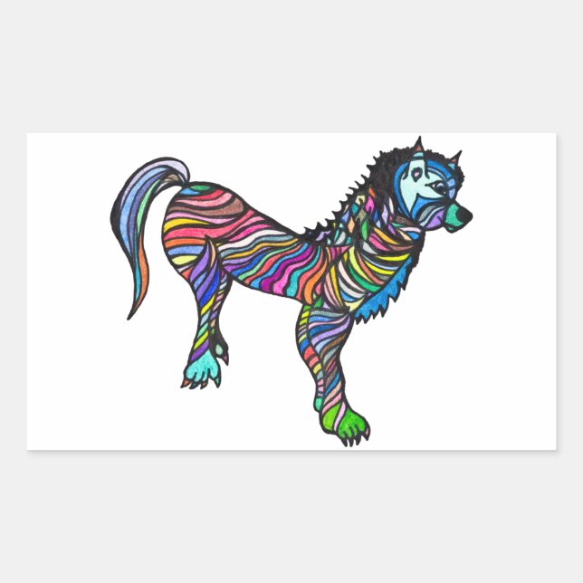 Sticker Rectangulaire Allan (Devant)