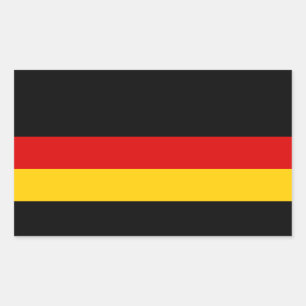 Sticker Rectangulaire Allemagne - drapeau national allemand