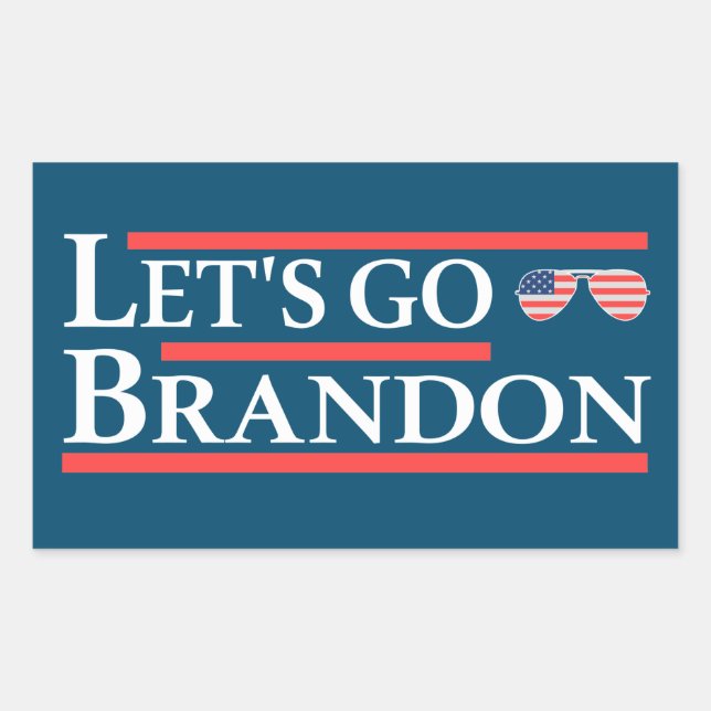 Sticker Rectangulaire Allons Brandon (Devant)