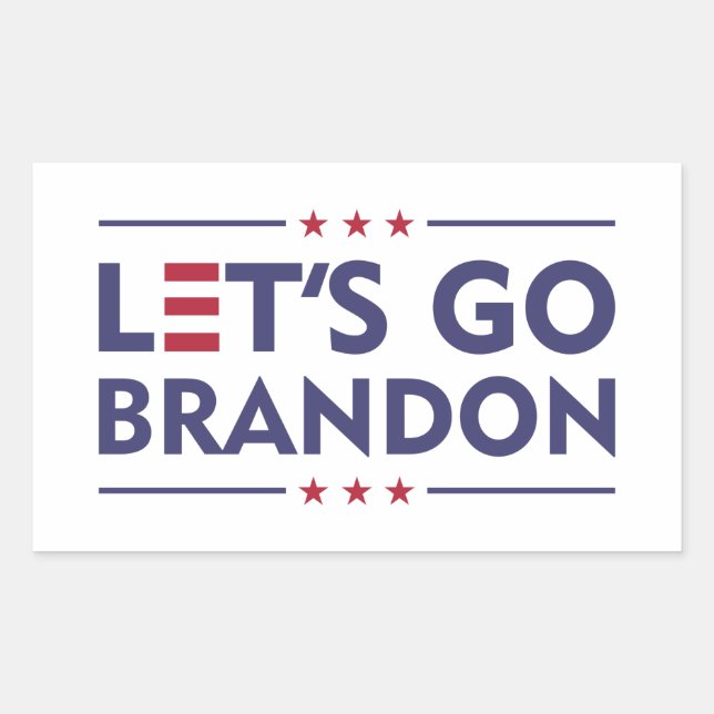 Sticker Rectangulaire Allons Brandon (Devant)