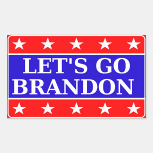 Sticker Rectangulaire Allons Brandon