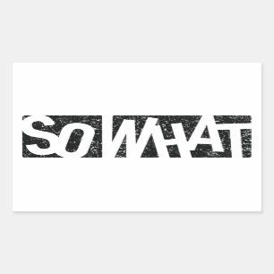 Sticker Rectangulaire Alors quoi