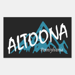 Sticker Rectangulaire Altoona Pennsylvanie