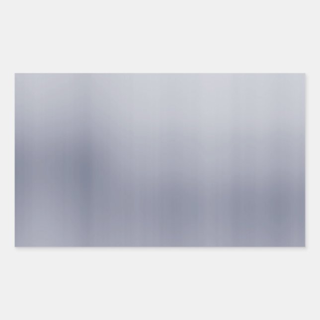 Sticker Rectangulaire Aluminium brossé brillant Texturé (Devant)