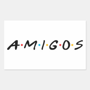 Sticker Rectangulaire Amis