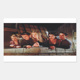 Sticker Rectangulaire AMIS™   La Bande sur le Balcon