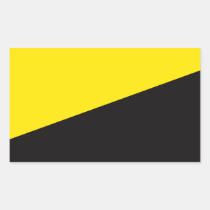 Sticker Rectangulaire Ancap flag