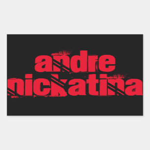 Sticker Rectangulaire Andre Nickatina