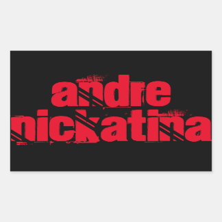 Sticker Rectangulaire Andre Nickatina