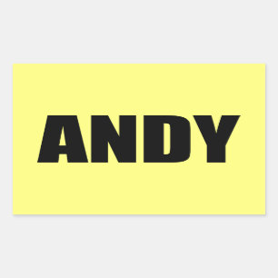Sticker Rectangulaire Andy