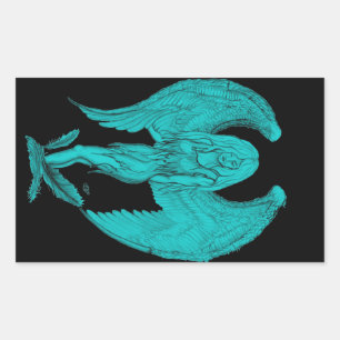 Sticker Rectangulaire Angel