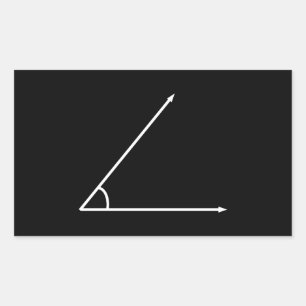 Sticker Rectangulaire Angle aigu