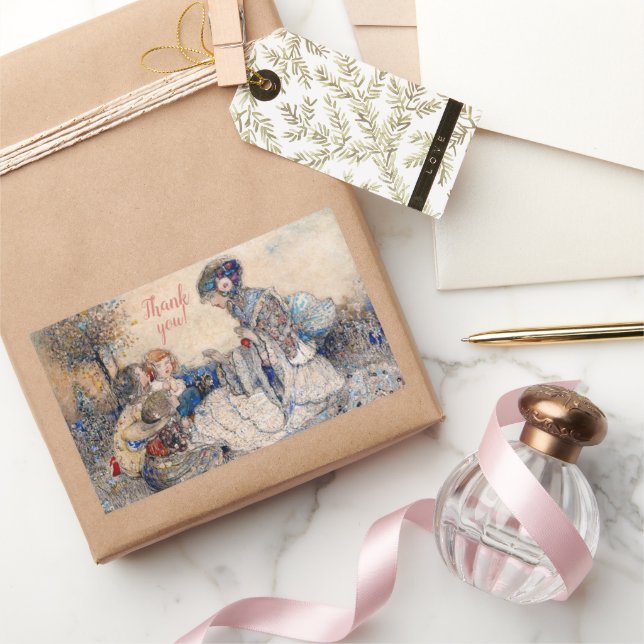 Sticker Rectangulaire Annie French Un Conte de Fées (Cadeaux)