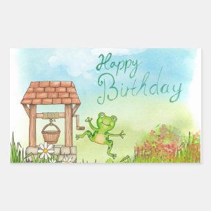 Sticker Rectangulaire Anniversaire