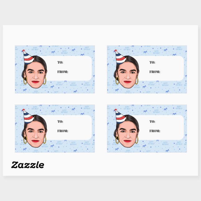 STICKER RECTANGULAIRE ANNIVERSAIRE DE L'AOC (Feuille)