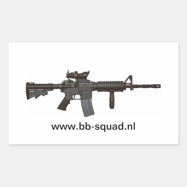 Sticker Rectangulaire Annonce BB squad (Devant)