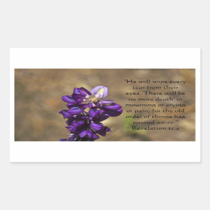 Sticker Rectangulaire Apocalypse 21:4