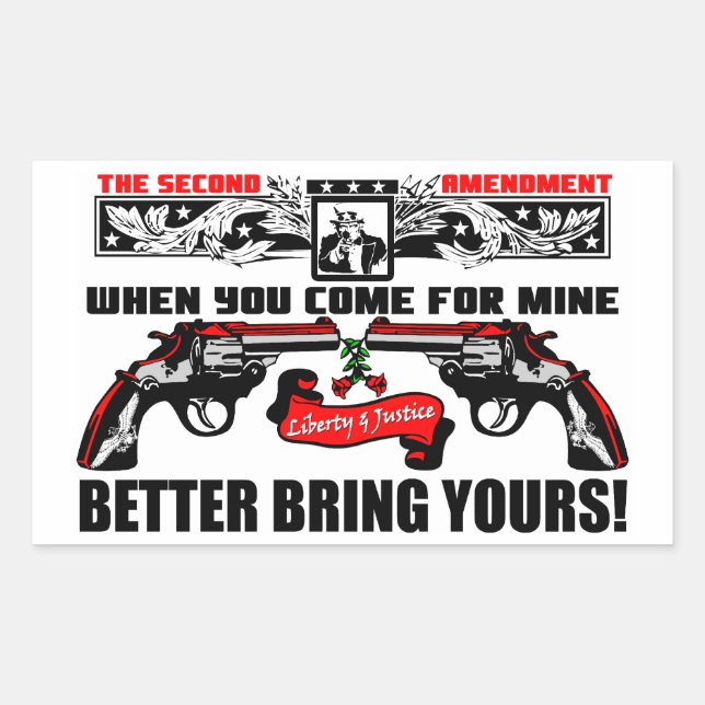 Sticker Rectangulaire Apporte Le Vôtre ! (Devant)