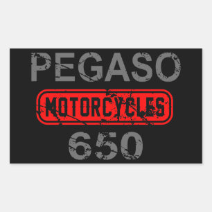 Sticker Rectangulaire Aprilia Pegaso 650