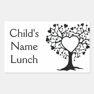 Sticker Rectangulaire Arbre cardiaque