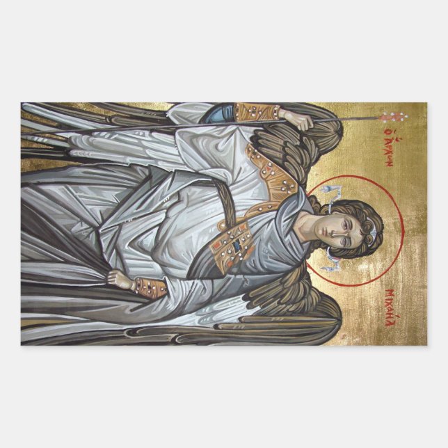 Sticker Rectangulaire Archangel Michael (Devant)