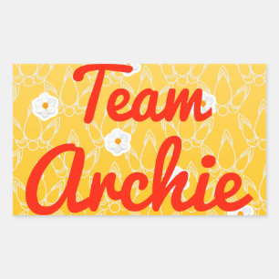 Sticker Rectangulaire Archie d'équipe