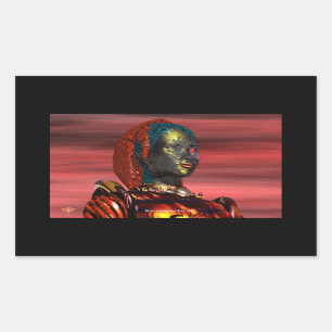 STICKER RECTANGULAIRE ARES