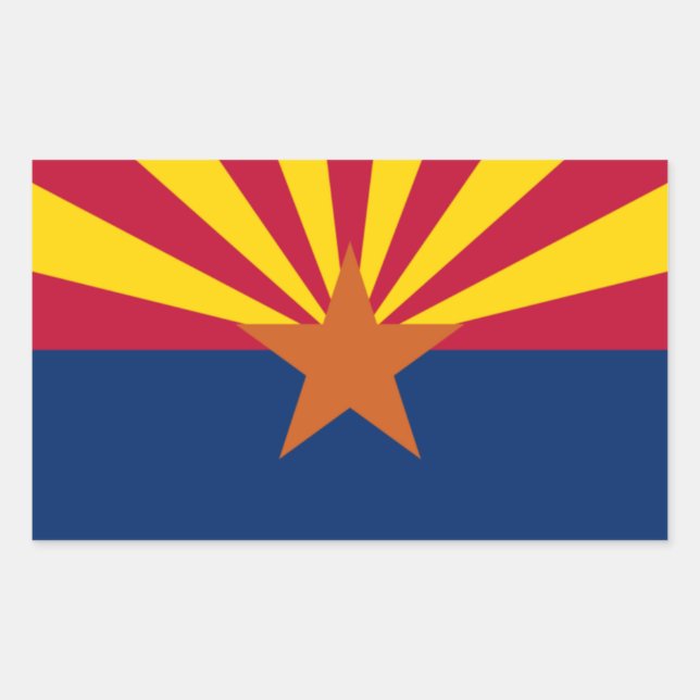 Sticker Rectangulaire Arizona (Devant)