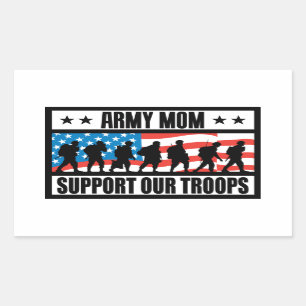 STICKER RECTANGULAIRE ARMÉE MOM