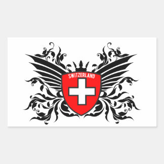 Sticker Rectangulaire Armoiries de la Suisse