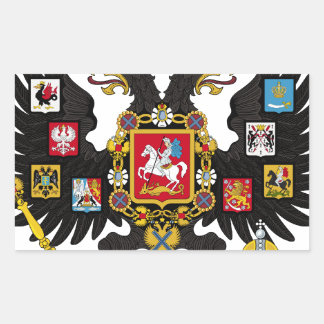 Sticker Rectangulaire Armoiries de l'Empire russe